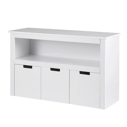 Keezi Kids Bookshelf 3 Drawers Storage Children Bookcase Toy Organiser Display - Mekamart Australia