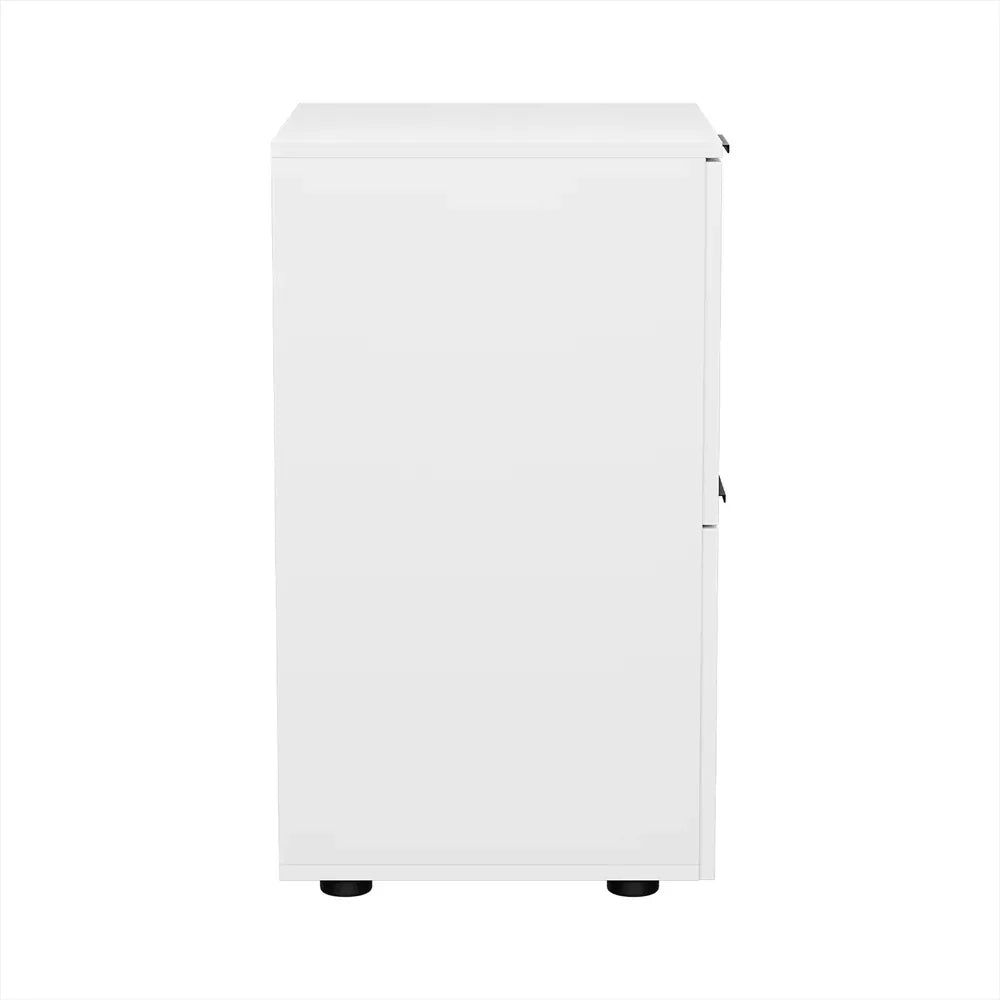 Artiss Filing Cabinet Files Storage Office Shelves File Organiser White 2 Drawer - Mekamart Australia