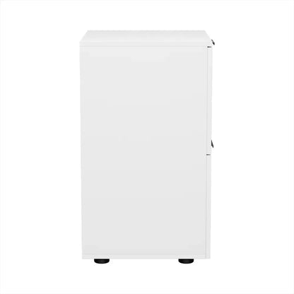 Artiss Filing Cabinet Files Storage Office Shelves File Organiser White 2 Drawer - Mekamart Australia