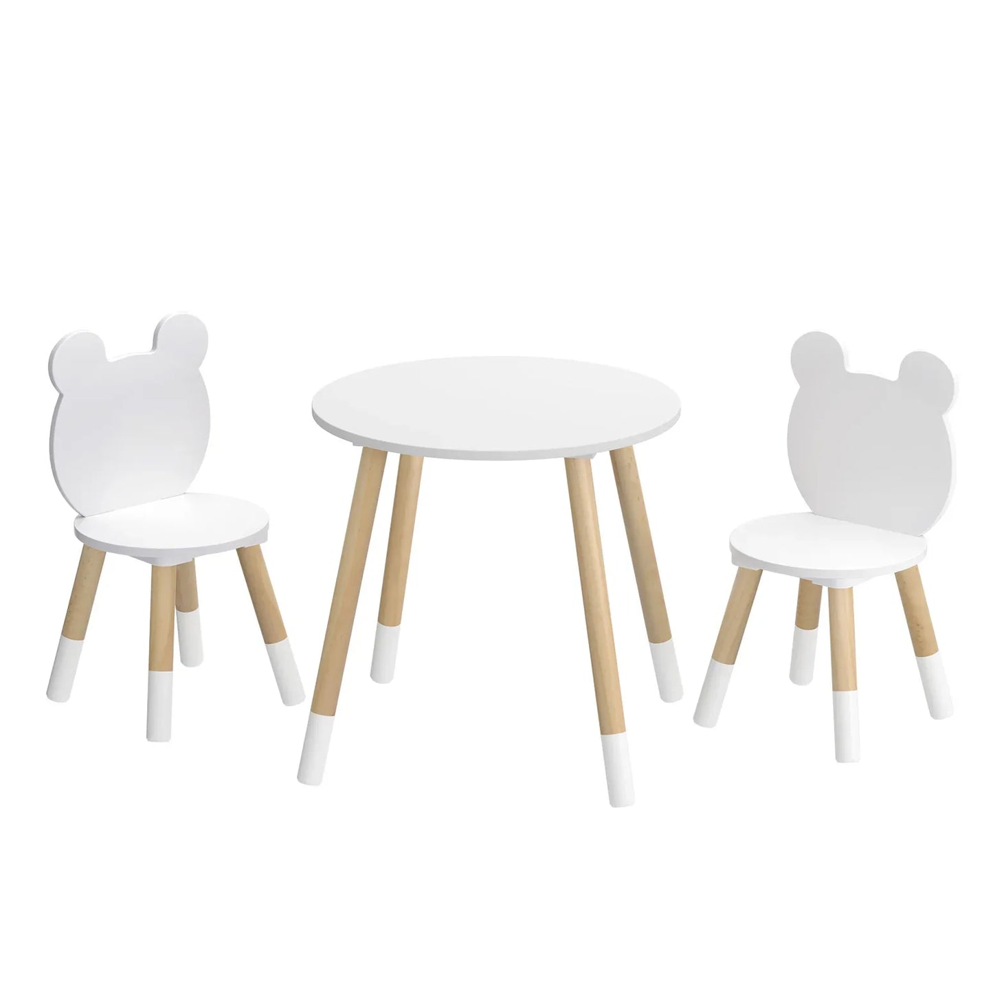 Keezi 3 Piece Kids Table and Chairs Set Activity Playing Study Children Desk - Mekamart Australia