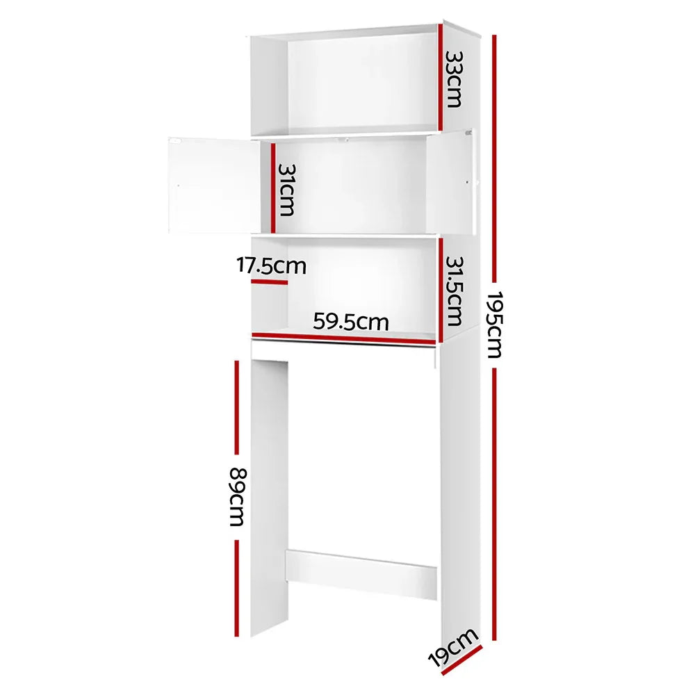 Artiss Bathroom Cabinet Over the Toilet Storage Shelf - Mekamart Australia