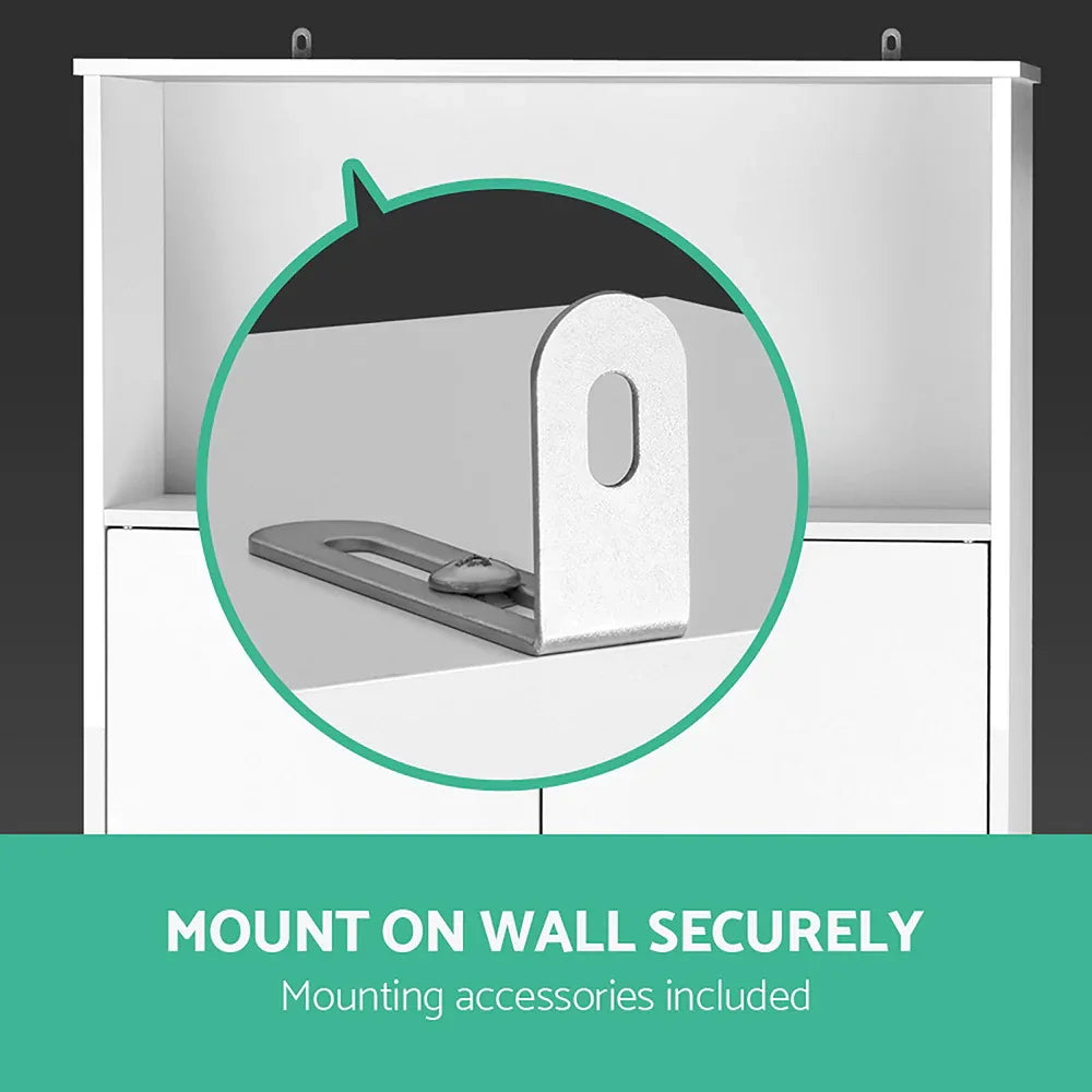Artiss Bathroom Cabinet Over the Toilet Storage Shelf - Mekamart Australia
