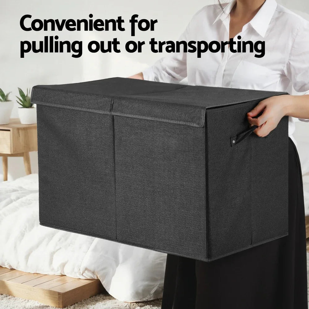 Keezi Large Toy Box Chest Storage with Flip-Top Lid Foldable Organizer Bins - Mekamart Australia