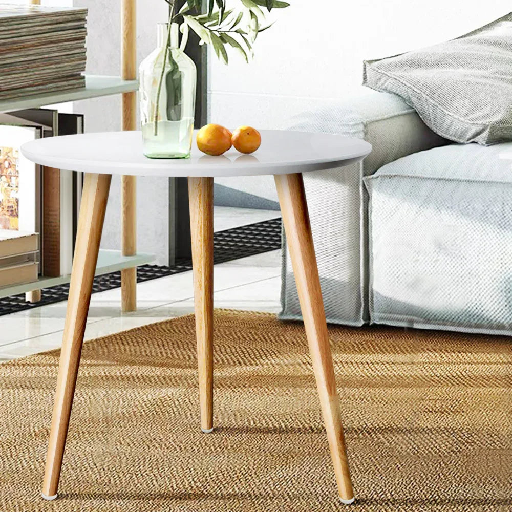 Artiss Coffee Table Round 50CM Callix - Mekamart Australia