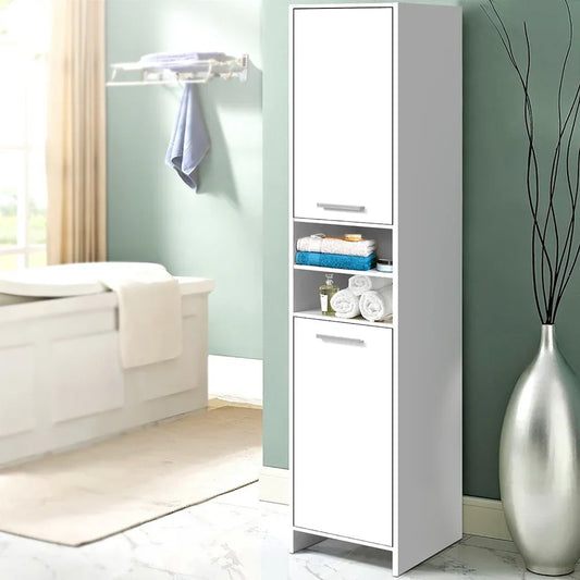Artiss Bathroom Cabinet Storage 185cm White - Mekamart Australia