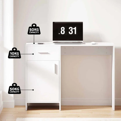 Artiss Computer Desk Drawer Cabinet White 100CM - Mekamart Australia