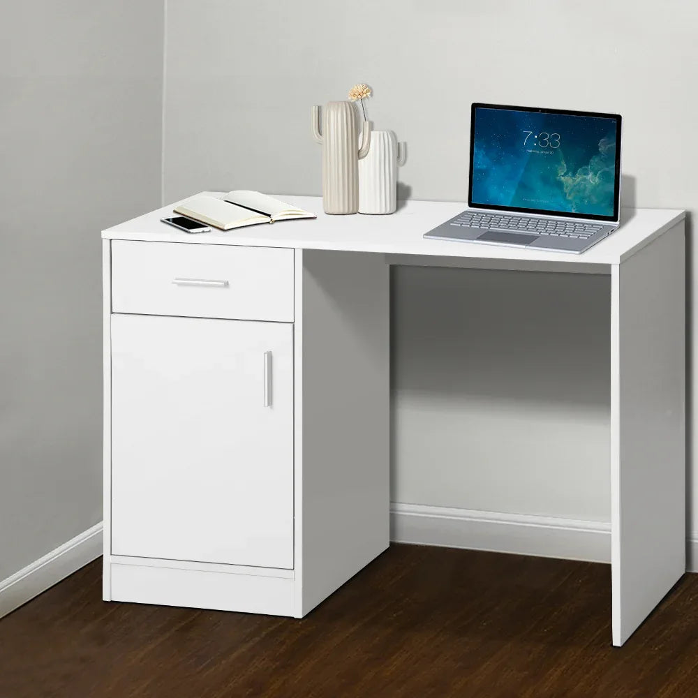 Artiss Computer Desk Drawer Cabinet White 100CM - Mekamart Australia