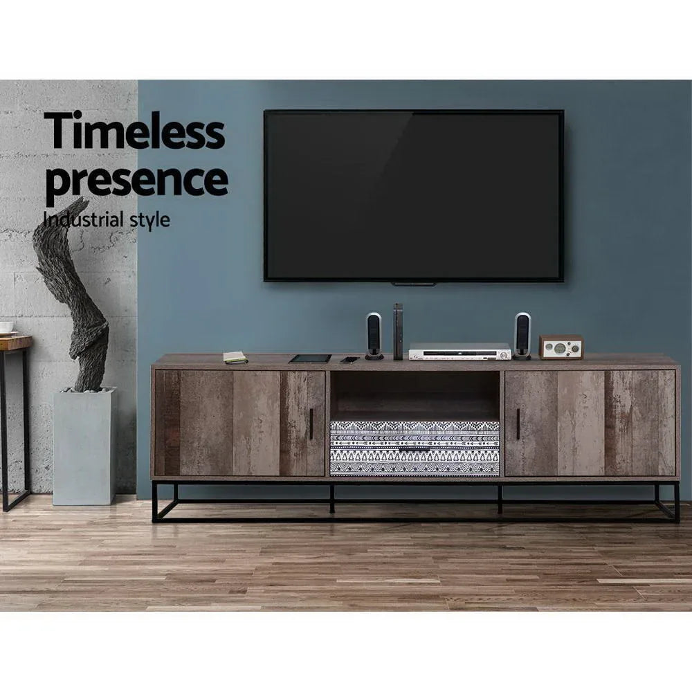 Artiss TV Cabinet Entertainment Unit 180cm Industrial - Mekamart Australia
