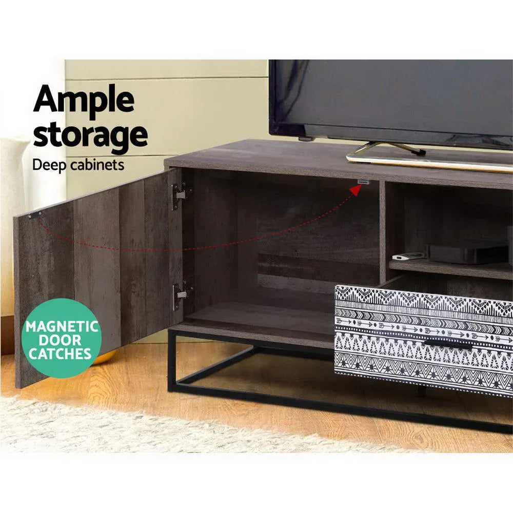 Artiss TV Cabinet Entertainment Unit 180cm Industrial - Mekamart Australia