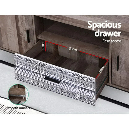 Artiss TV Cabinet Entertainment Unit 180cm Industrial - Mekamart Australia
