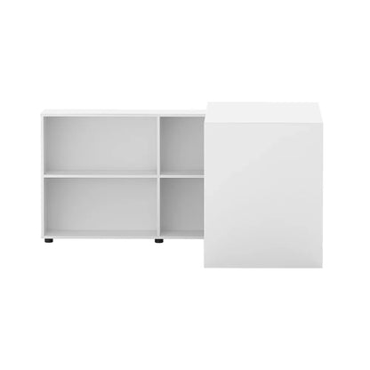 Artiss Computer Desk Bookshelf White 130CM - Mekamart Australia