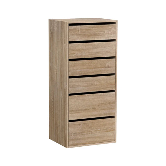 Artiss 6 Chest of Drawers Dresser Tallboy Pine - Mekamart Australia
