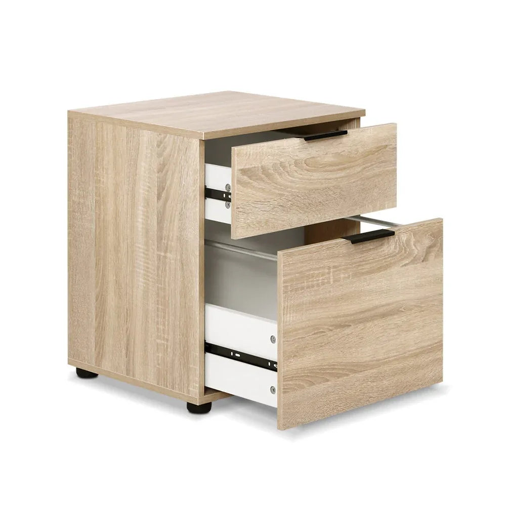 Artiss Filing Cabinet 2 Drawer Office Storage Organiser - Mekamart Australia