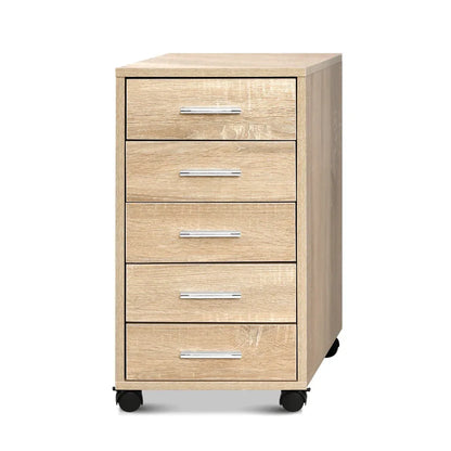 Artiss Filing Cabinet 5 Drawer Office Storage Organiser - Mekamart Australia