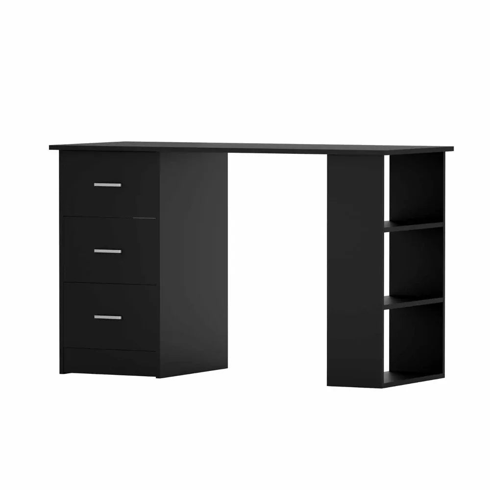 Artiss Computer Desk Drawer Shelf Cabinet Black 120CM - Mekamart Australia