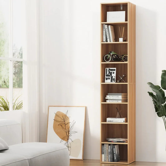 Artiss Bookshelf 8 Tiers MILO Pine - Mekamart Australia