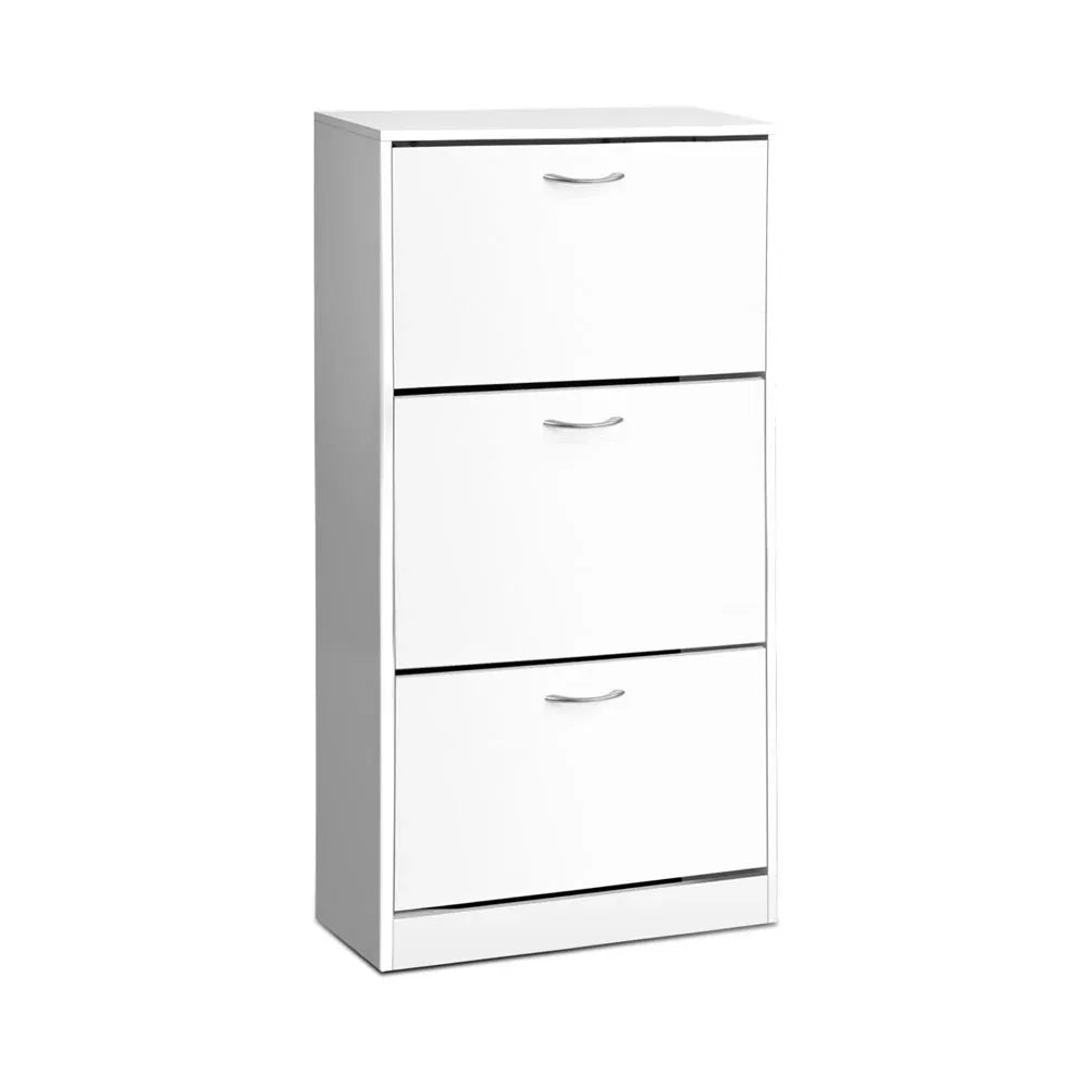 Artiss Shoe Rack Cabinet 36 Pairs Adjustable Shelves Ivy - Mekamart Australia