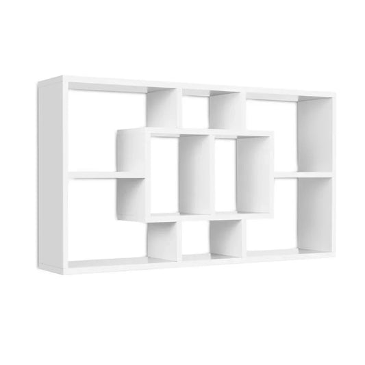 Artiss Floating Wall Shelves Bookshelf White - Mekamart Australia
