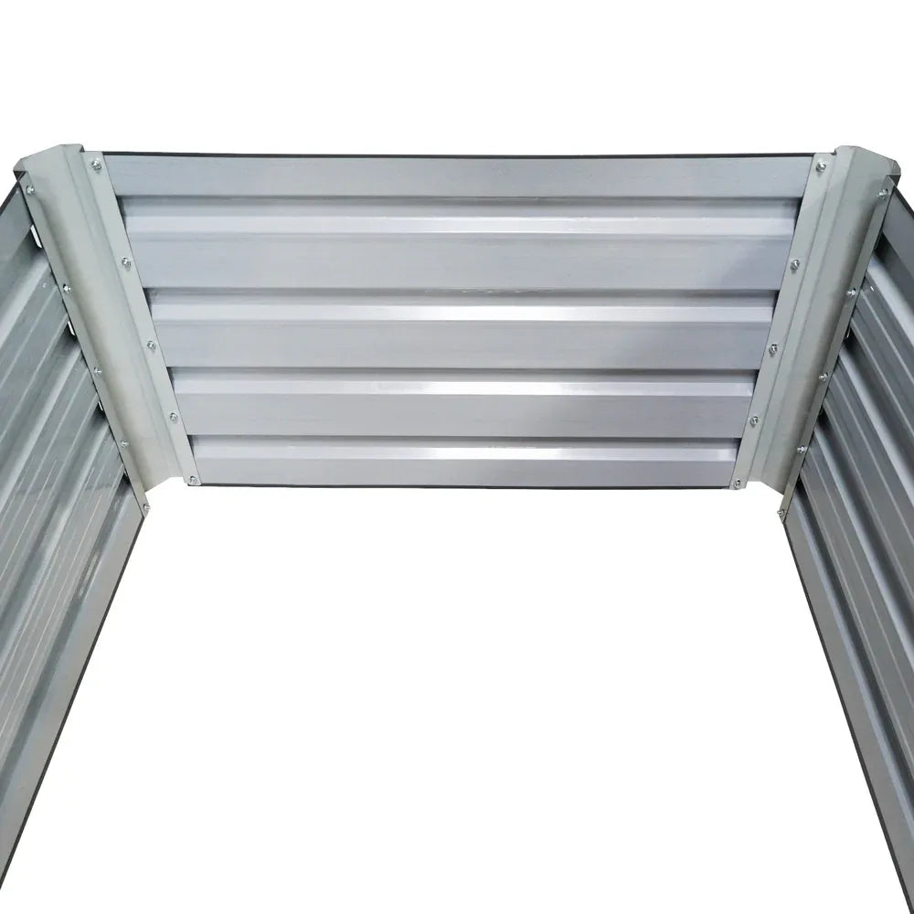 Green Fingers Garden Bed 320X80X45cm Planter Box Raised Container Galvanised Herb - Mekamart Australia