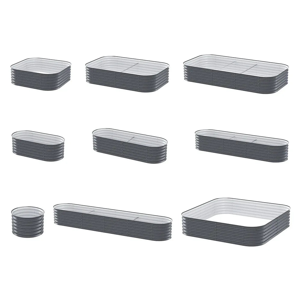 Green Fingers Garden Bed 9 In 1 Modular Planter Box 40CM height - Mekamart Australia