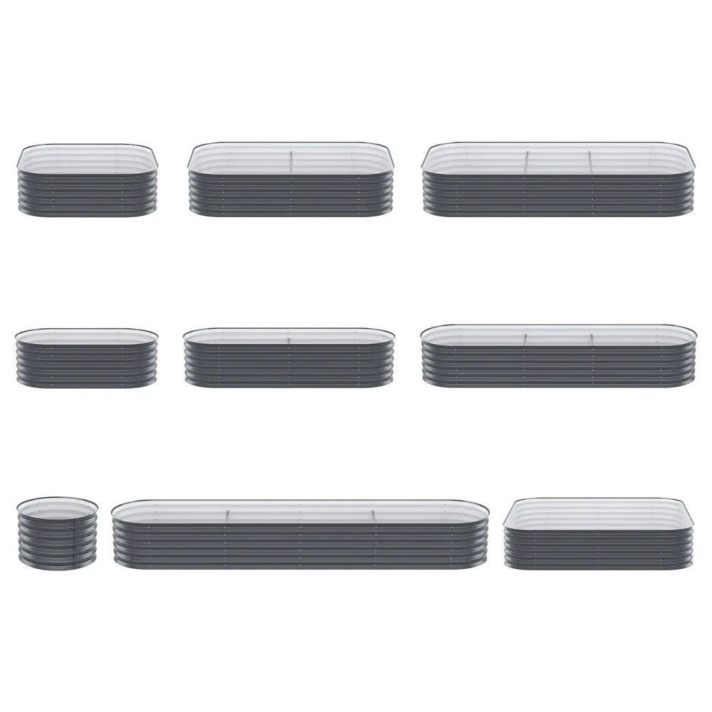 Green Fingers Garden Bed 9 In 1 Modular Planter Box 40CM height - Mekamart Australia