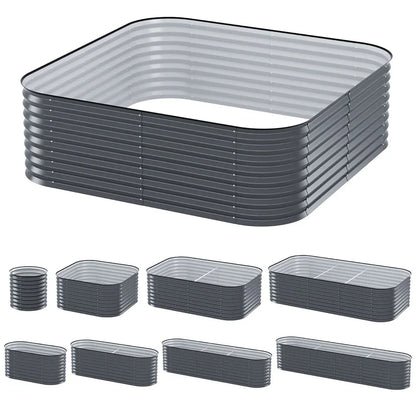 Green Fingers Garden Bed 9 In 1 Modular Planter Box 56CM height - Mekamart Australia