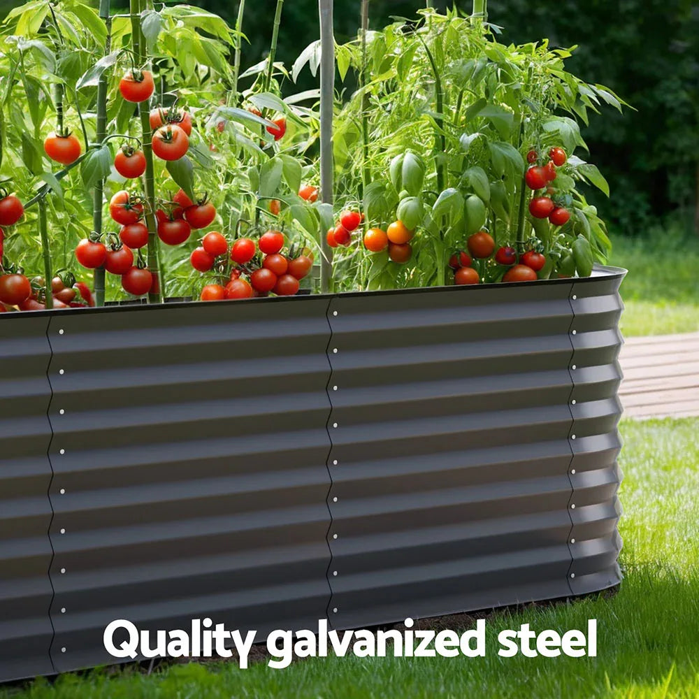 Green Fingers Garden Bed 9 In 1 Modular Planter Box 56CM height - Mekamart Australia