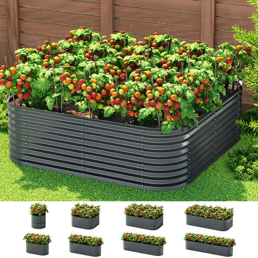Green Fingers Garden Bed 9 In 1 Modular Planter Box 56CM height - Mekamart Australia