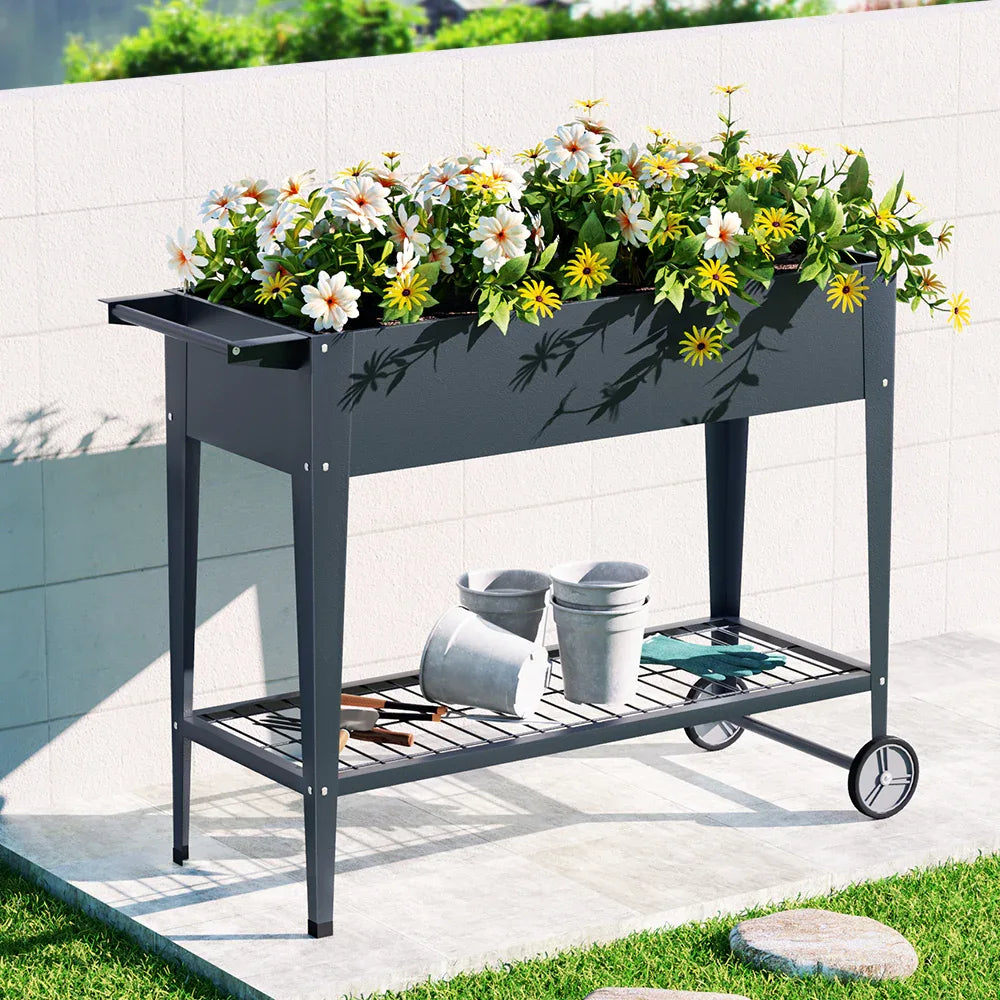 Green Fingers Garden Bed Elevated 100X40X80cm Planter Box Raised Container Herb - Mekamart Australia