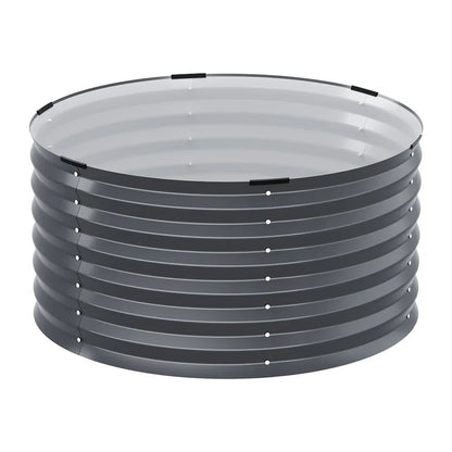 Green Fingers Garden Bed 90X45cm Planter Box Raised Container Galvanised Steel - Mekamart Australia