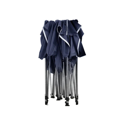 Instahut Gazebo Pop Up Marquee 3x3 Folding Tent Gazebos Camping 500D Oxford Navy - Mekamart Australia