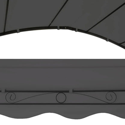 Instahut Gazebo Marquee 4x3m Outdoor Event Wedding Tent Camping Party Shade Iron Art Canopy Grey - Mekamart Australia