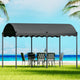 Instahut Gazebo Marquee 4x3m Outdoor Event Wedding Tent Camping Party Shade Iron Art Canopy Grey - Mekamart Australia