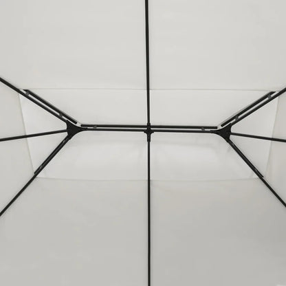 Instahut Gazebo 4x3m Marquee Outdoor Wedding Party Event Tent Home Iron Art Shade White - Mekamart Australia
