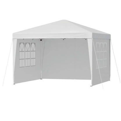 Instahut Gazebo 3x3 Pop Up Marquee Folding Tent Wedding Gazebos Camping Outdoor Canopy White - Mekamart Australia