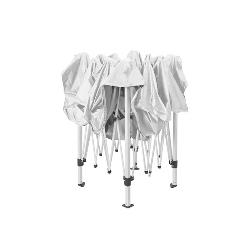 Instahut Gazebo Pop Up Marquee 3x3m Wedding Party Outdoor Camping Tent Canopy Shade Mesh Wall White - Mekamart Australia