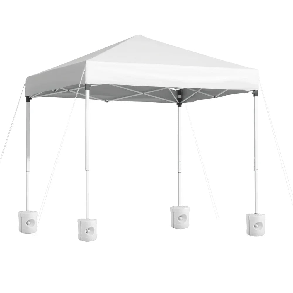 Instahut Gazebo 2x2m Outdoor Patio Garden Marquee Shade w/ Base Pods White - Mekamart Australia