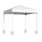 Instahut Gazebo 2x2m Outdoor Patio Garden Marquee Shade w/ Base Pods White - Mekamart Australia