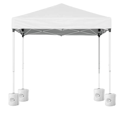 Instahut Gazebo 2x2m Outdoor Patio Garden Marquee Shade w/ Base Pods White - Mekamart Australia