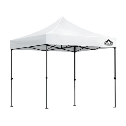 Instahut Gazebo Pop Up 3x3m w/Base Podx4 Marquee Folding Outdoor Wedding Camping Tent Shade Canopy White - Mekamart Australia