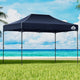 Instahut Gazebo Pop Up Marquee 3x4.5m Folding Tent Camping 500D Oxford Navy - Mekamart Australia