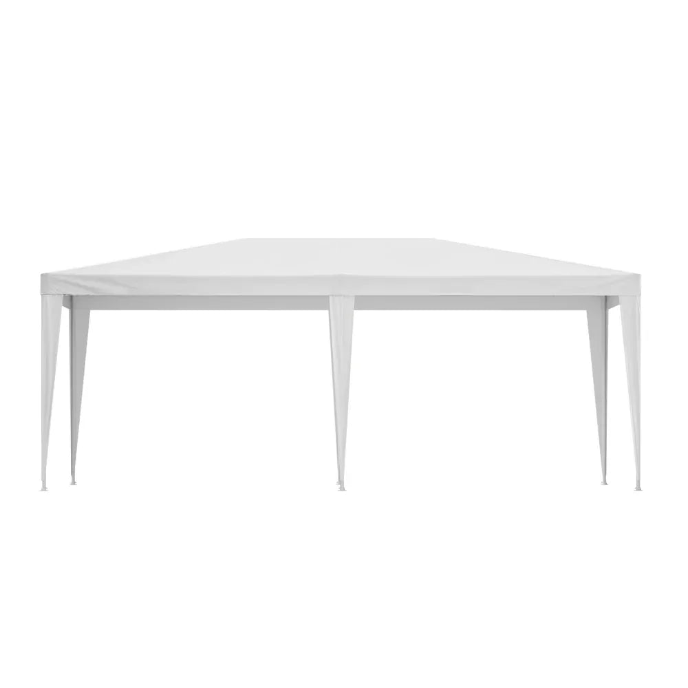 Instahut Gazebo 3x6m Wedding Party Marquee Tent Outdoor Event Camping Canopy Shade White - Mekamart Australia