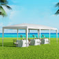 Instahut Gazebo 3x9 Wedding Party Marquee Tent Outdoor Event Camping Shade White - Mekamart Australia