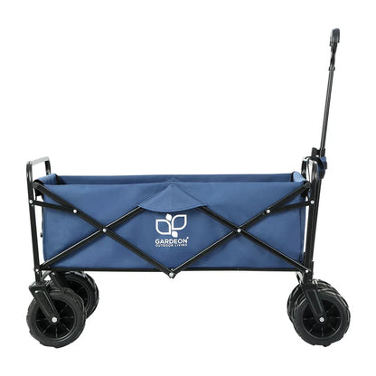 Gardeon Garden Cart Folding 120kg Trolley Camping Wagon Barrow Outdoor Beach - Mekamart Australia
