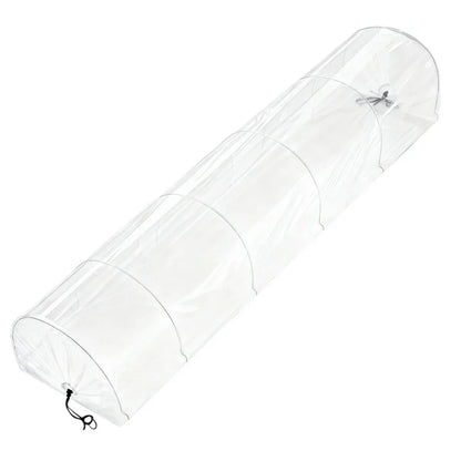 Green Fingers Mini Greenhouse 300x45x30cm Tunnel Clear PVC Steel Frame Portable - Mekamart Australia