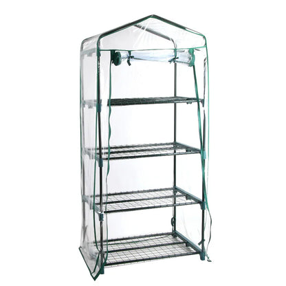 Green Fingers Greenhouse 4 Tiers Mini Green House Garden Bed Planter Box 1.6x0.7x0.5M - Mekamart Australia
