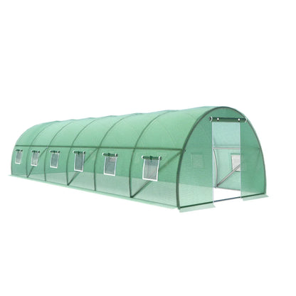 Green Fingers Greenhouse 9x3x2M Walk in Green House Tunnel Plant Garden Shed Dome - Mekamart Australia