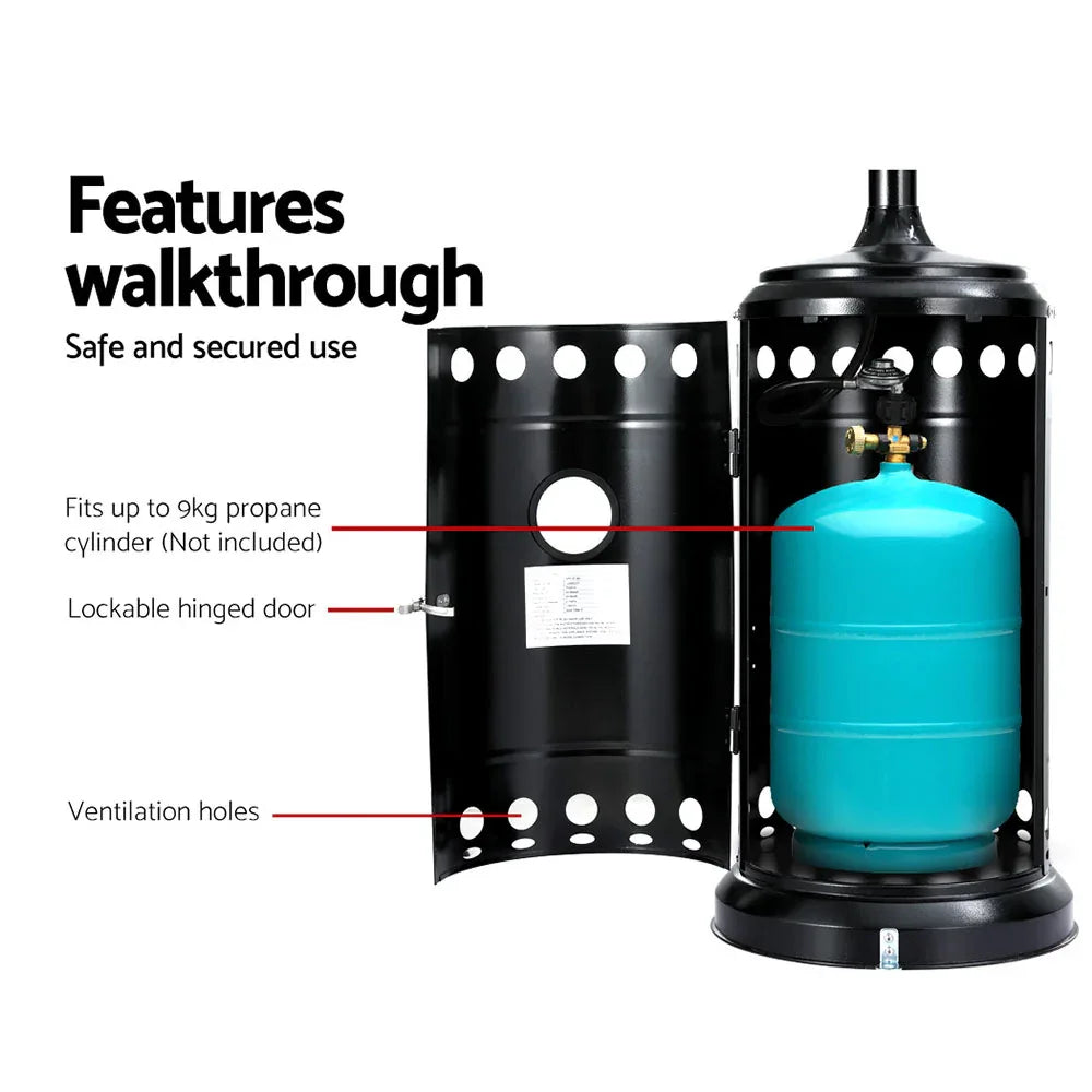 Devanti Outdoor Gas Patio Heater - Mekamart Australia