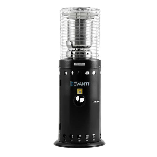 Devanti Outdoor Gas Patio Heater Black - Mekamart Australia