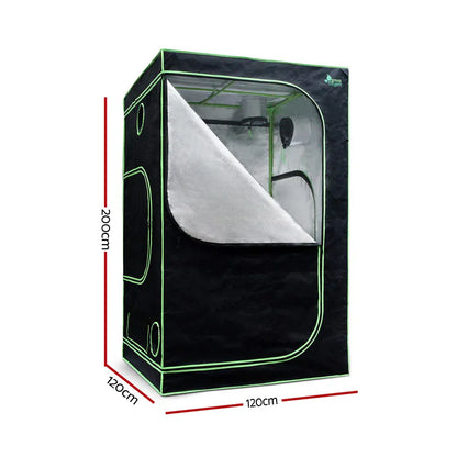 Green Fingers Grow Tent 120x120x200CM Hydroponics Kit Indoor Plant Room System - Mekamart Australia